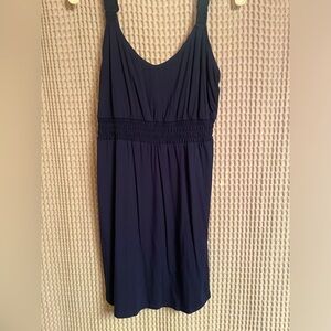SOMA Navy blue nightgown and/or dress. Empire waist. EUC worn once. Size M